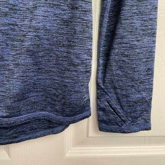 Cuddl Duds Climate Right Blue Black Long Sleeve Crew SMALL Womens Underlayer - Picture 9 of 11